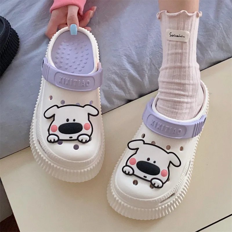 Thin Strips Sandal Slippers Women's, White-8