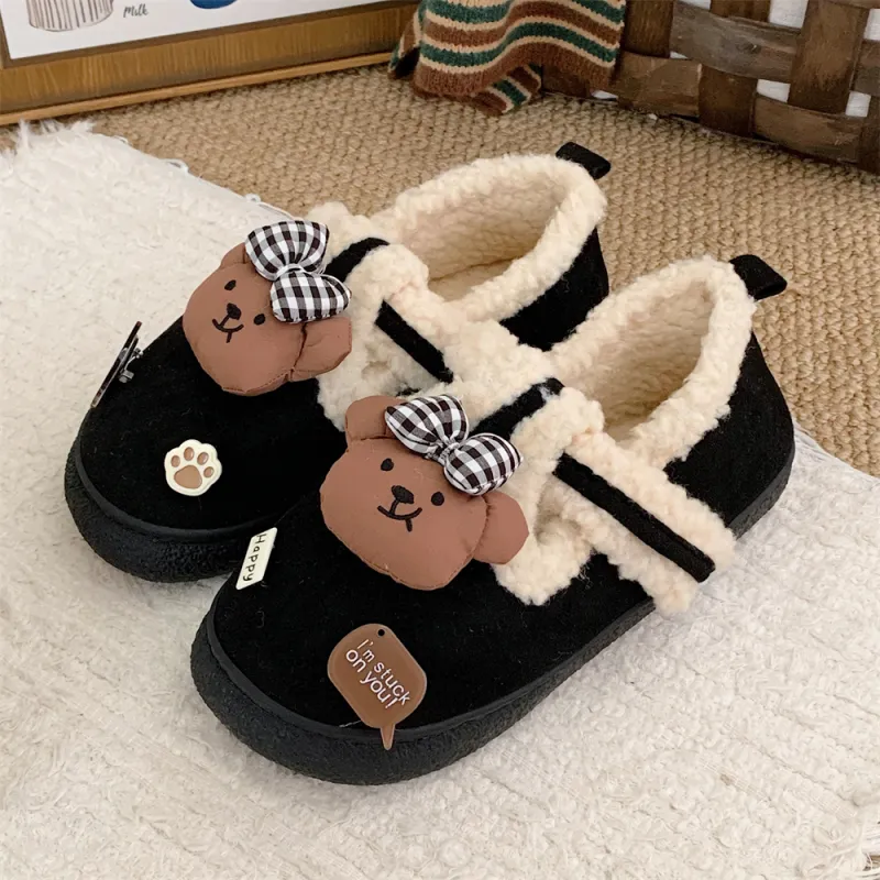 Thin Strips Cotton Slippers Women's, Light Brown-13