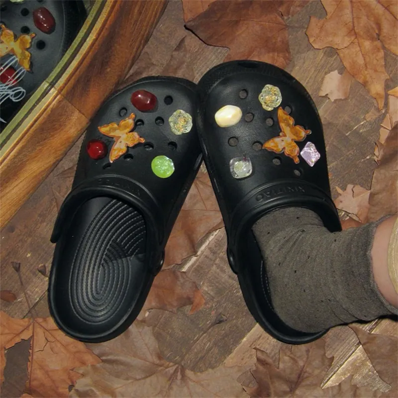 Thin Strips Slippers Men's And Women's Brown-5