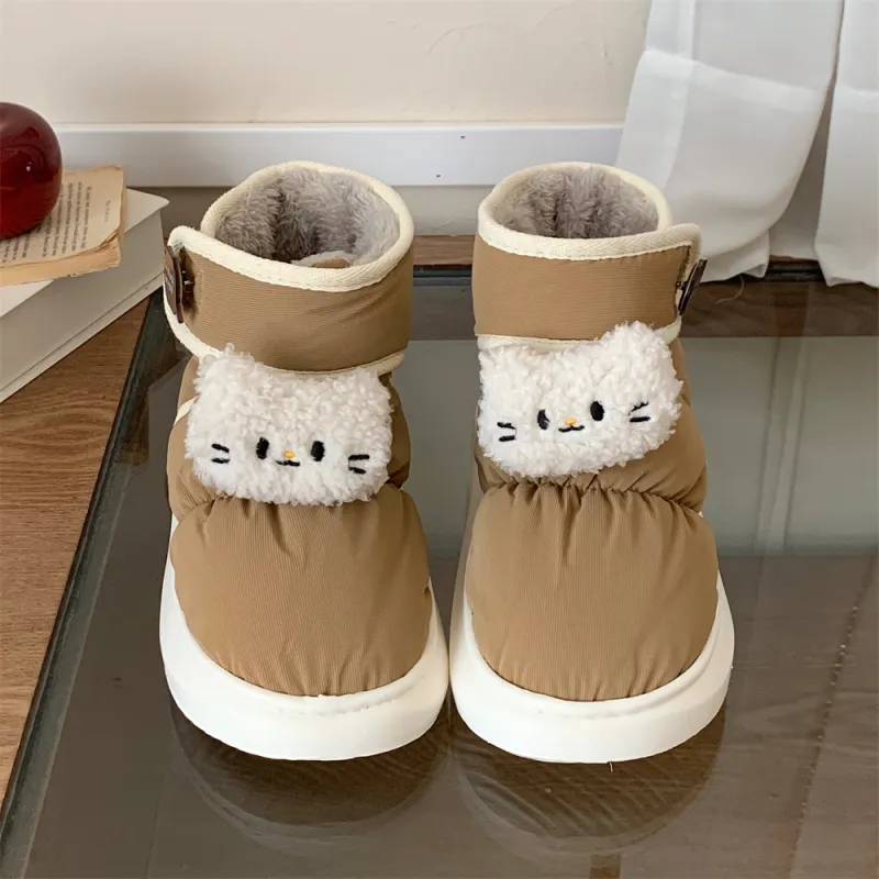 Thin Strips Cotton Slippers Unisex, White-19