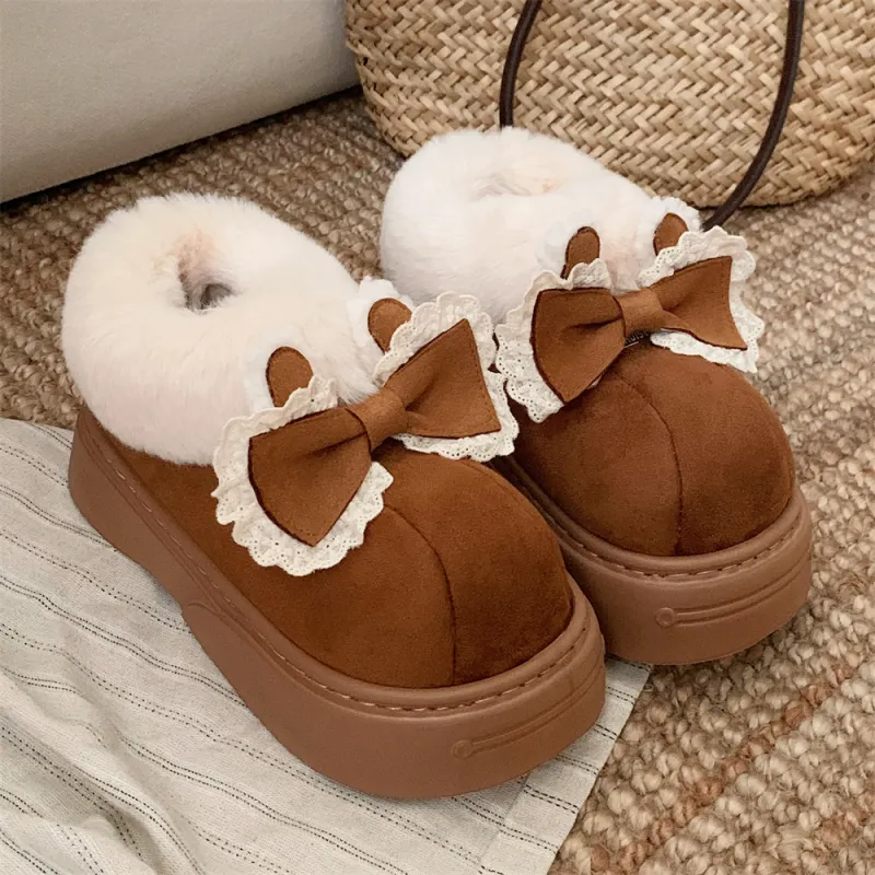 Thin Strips Slippers Women's, Brown-3