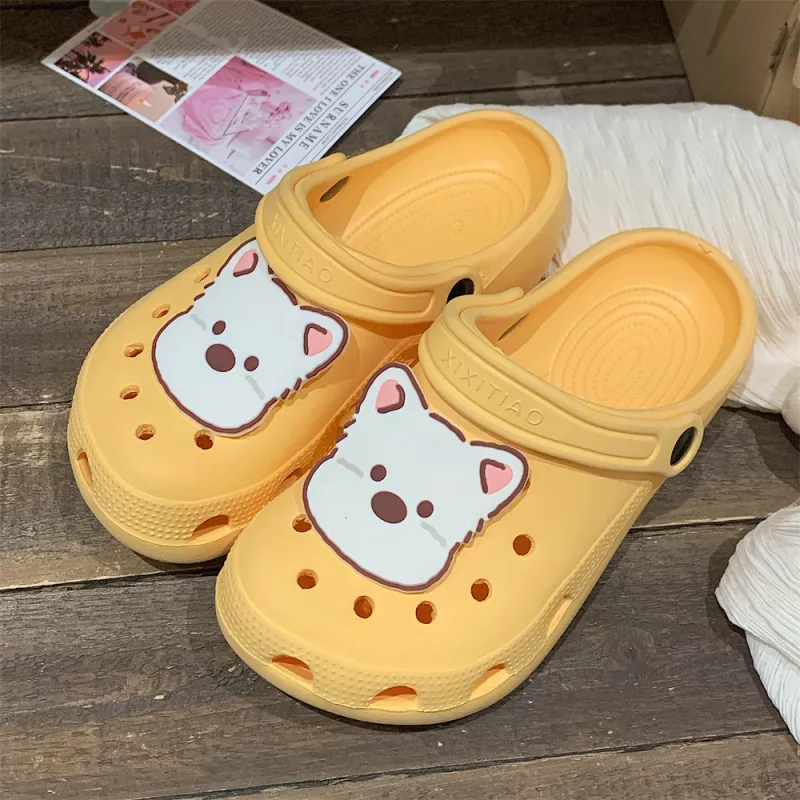 Thin Strips Slippers Unisex, Cream White-20