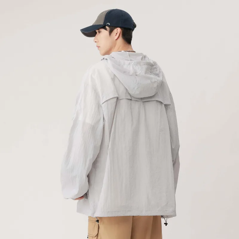 FAIRWHALE Solid Punk Sun Protection Clothing Unisex-17