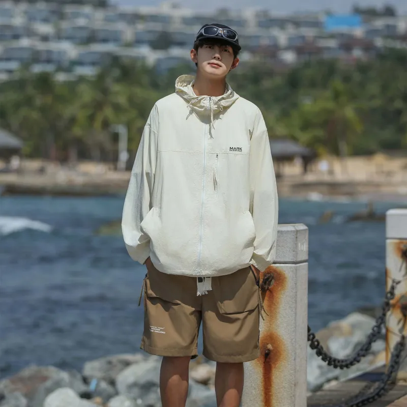 FAIRWHALE Solid Punk Sun Protection Clothing Unisex-2