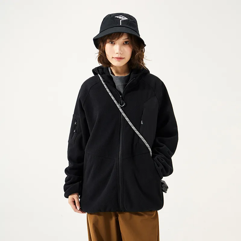 FAIRWHALE Velvet feel Coat Unisex-3