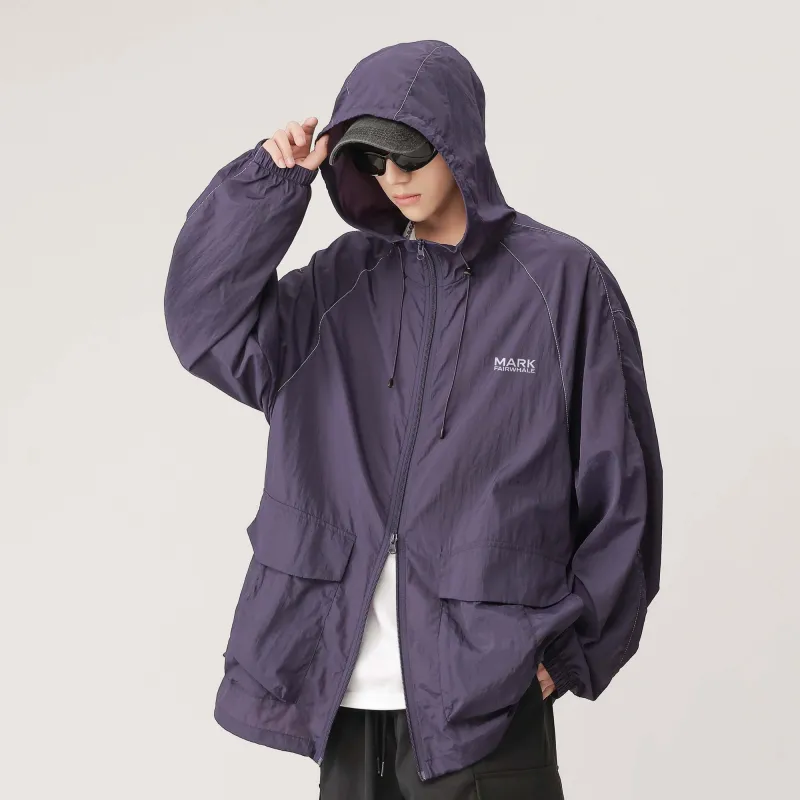 FAIRWHALE Solid Punk Sun Protection Clothing Unisex-11