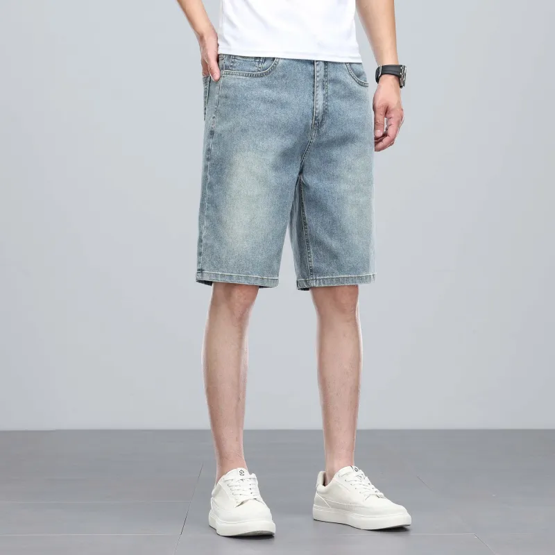 FAIRWHALE Denim Shorts Men-8