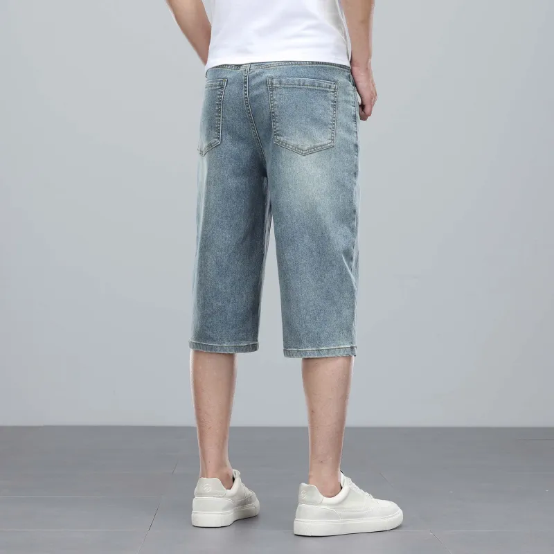 FAIRWHALE Denim Shorts Men-9