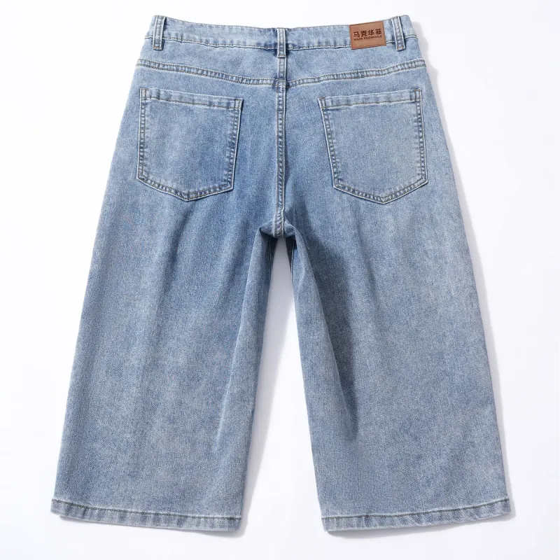 FAIRWHALE Denim Shorts Men-1