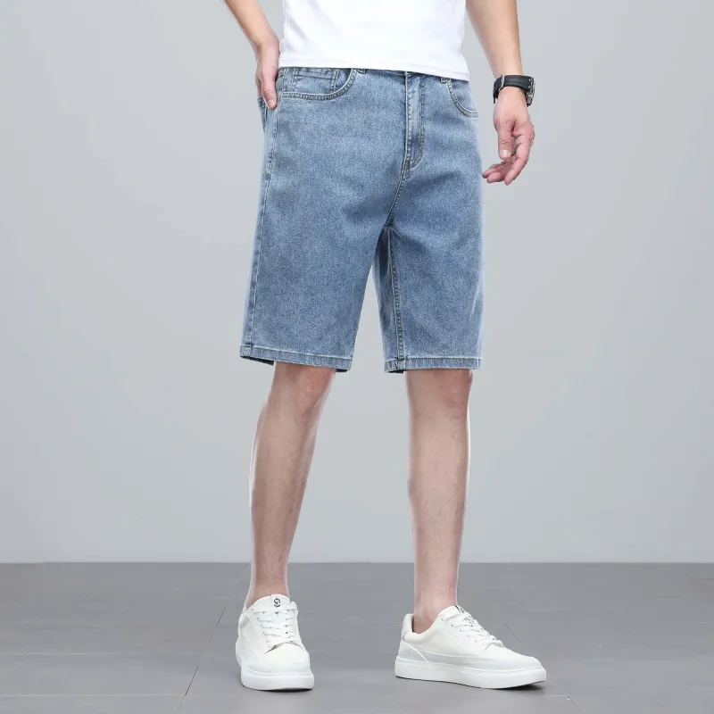 FAIRWHALE Denim Shorts Men-4