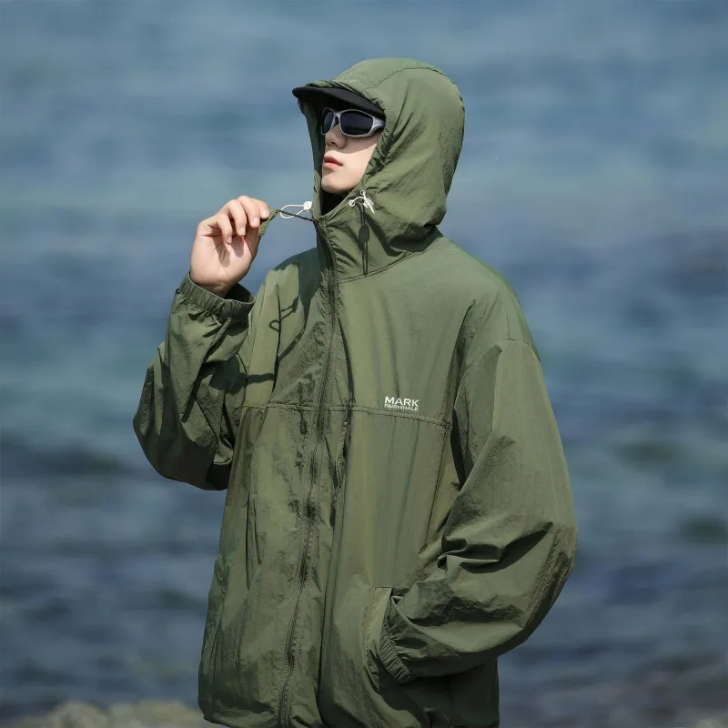 FAIRWHALE Solid Punk Sun Protection Clothing Unisex-16