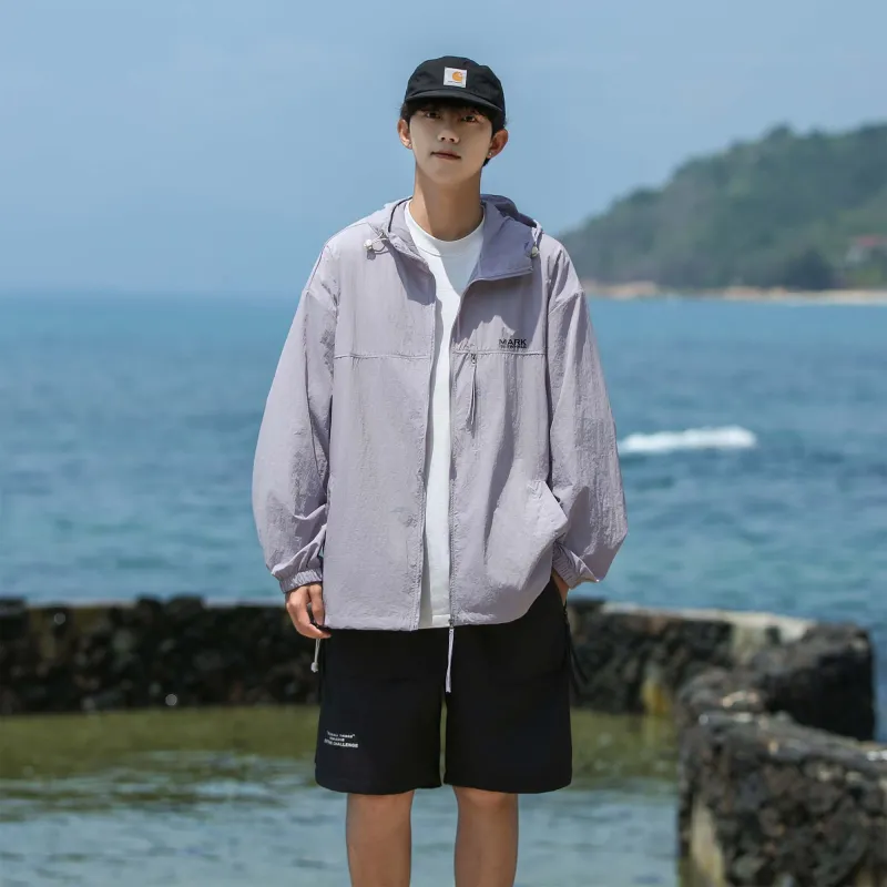 FAIRWHALE Solid Punk Sun Protection Clothing Unisex-10