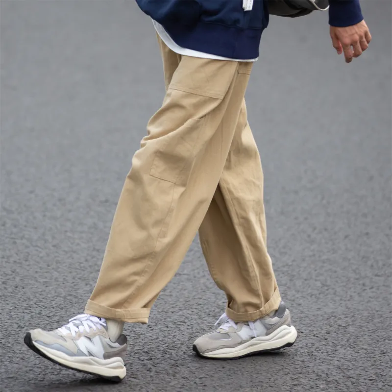 NewJnxs Cargo Pants Unisex Khaki/Black-3