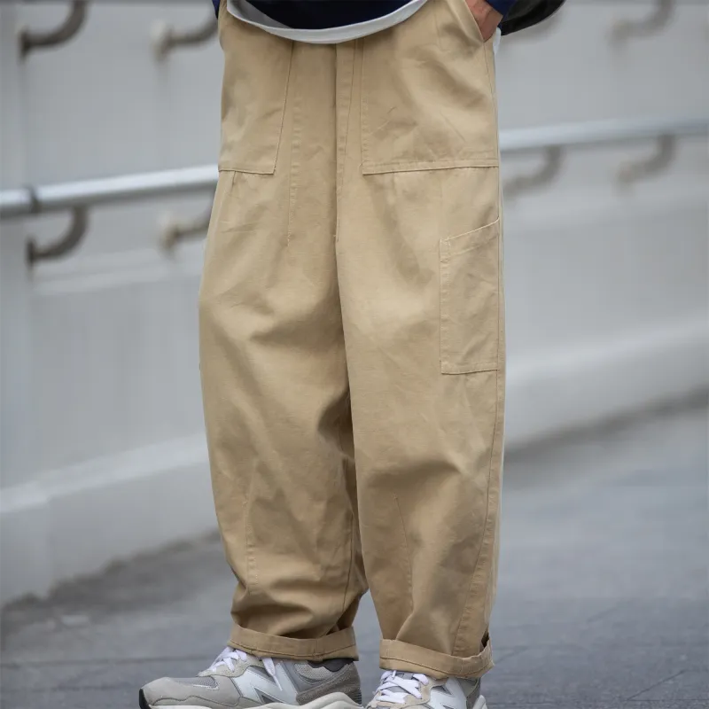 NewJnxs Cargo Pants Unisex Khaki/Black-7