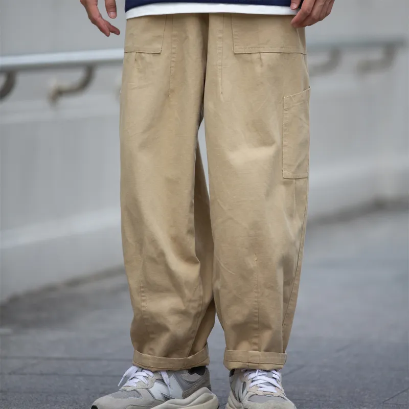 NewJnxs Cargo Pants Unisex Khaki/Black-5