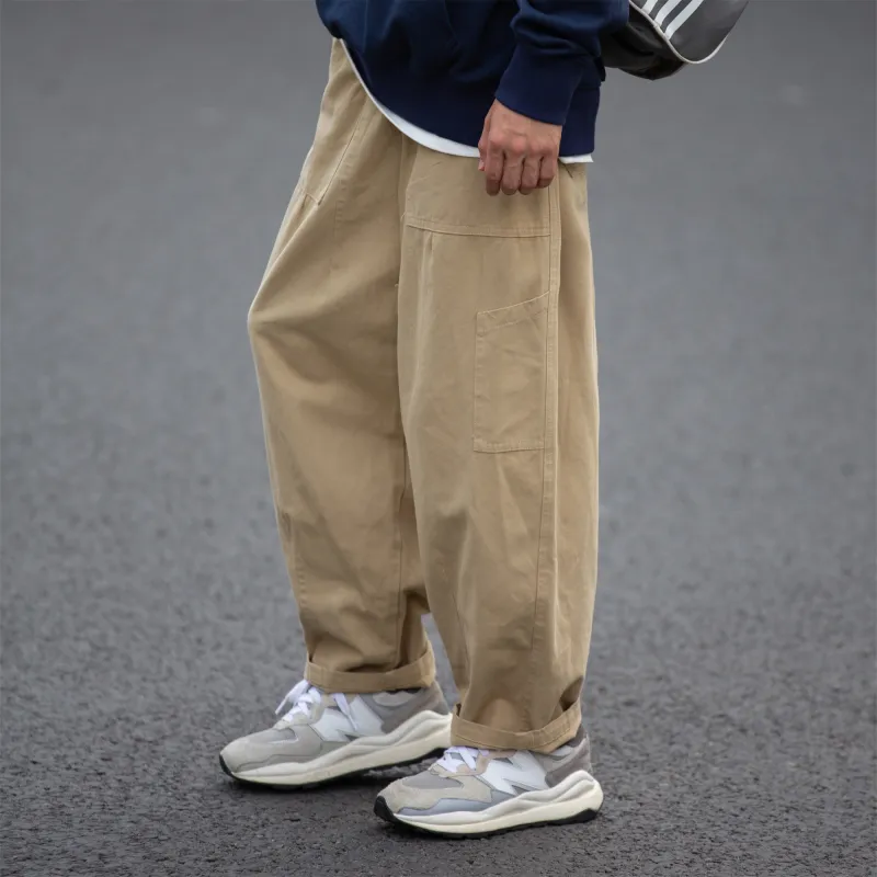 NewJnxs Cargo Pants Unisex Khaki/Black-1