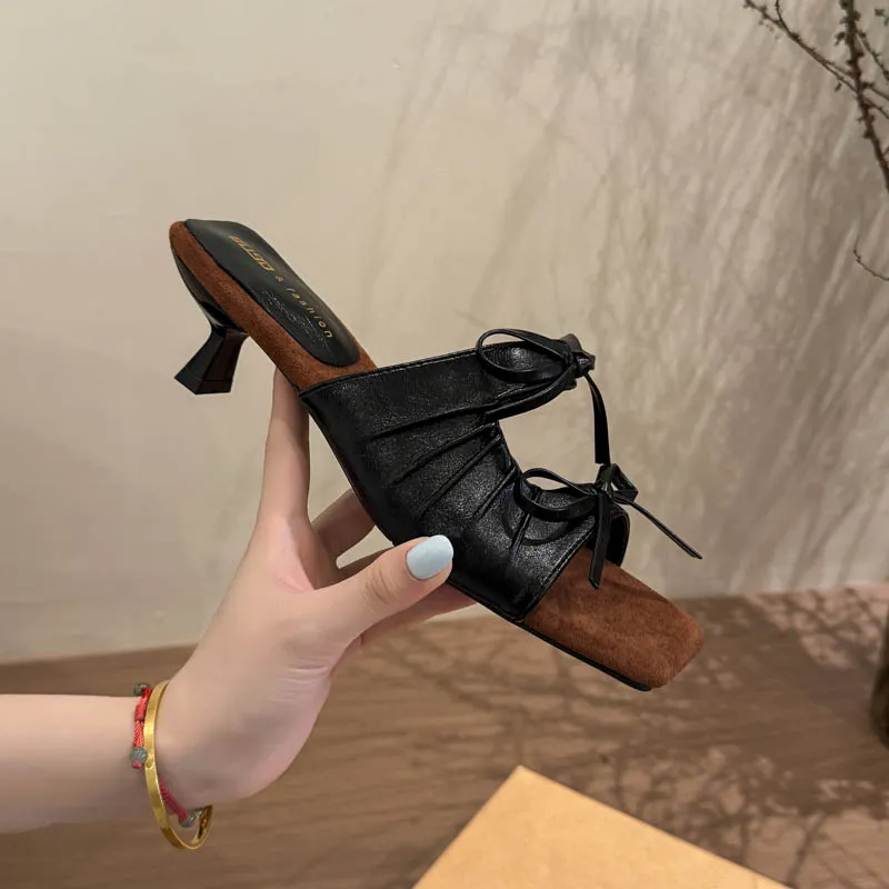 LURAD Rubber Sole Quiet Abrasion Resistant Slide Slippers Women's-15