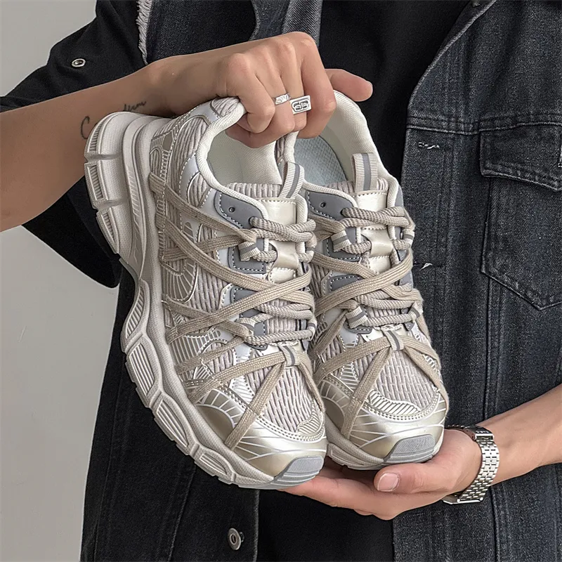 LURAD Support Balance Height Increasing Low Top Chunky Sneakers Unisex-8
