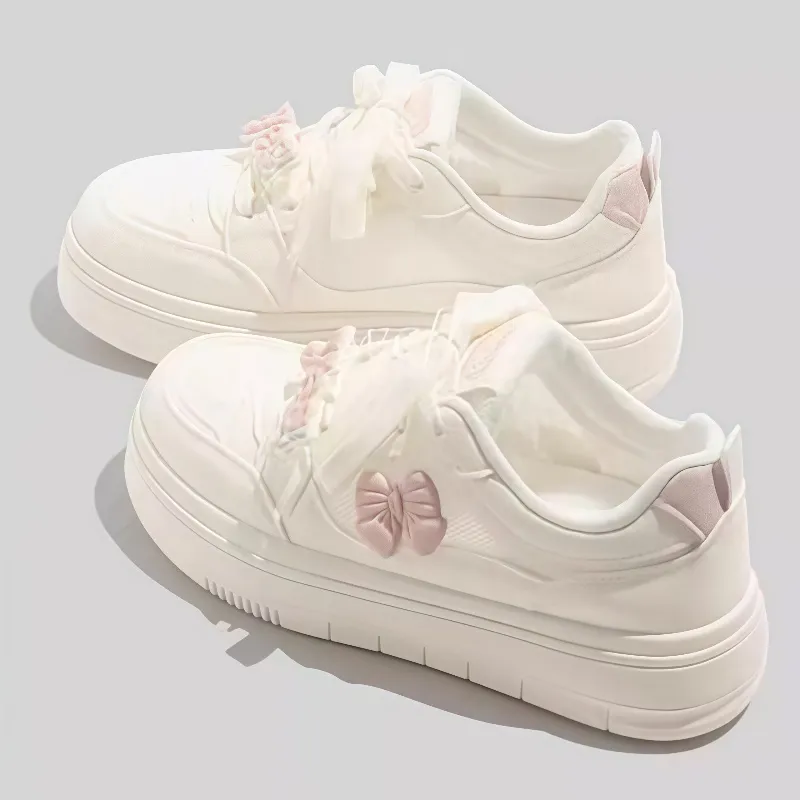 LURAD Low Top Skateboard Shoes Women's Pink-1