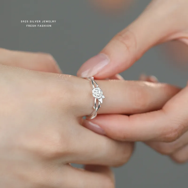 NIANNIANXI S925 Silver Rings Women's-3