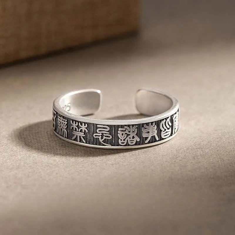 NIANNIANXI S925 Silver Rings Men's-3