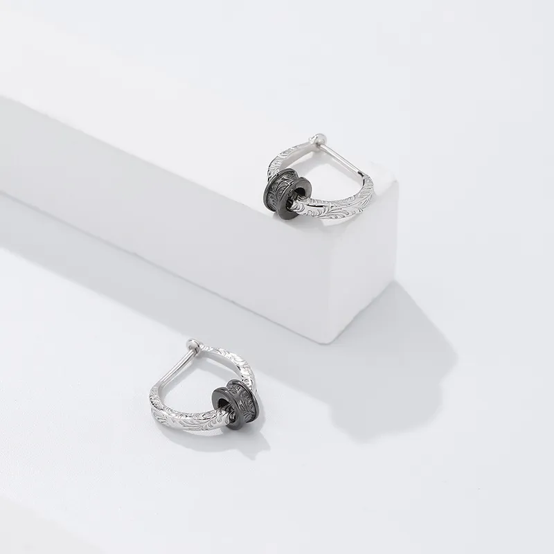 NIANNIANXI 925 Sterling Silver Earrings Unisex-3