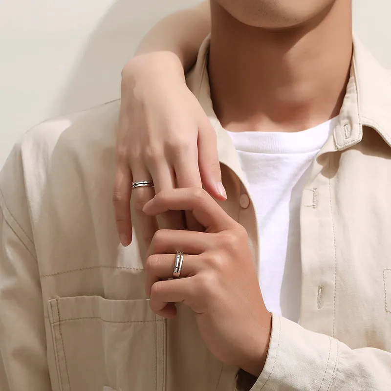 NIANNIANXI 925 Sterling Silver Rings Unisex-1