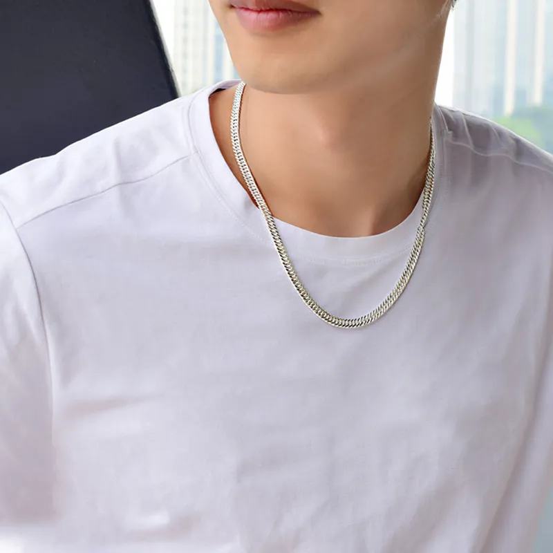 NIANNIANXI 999 Fine Silver Necklaces Men's-2