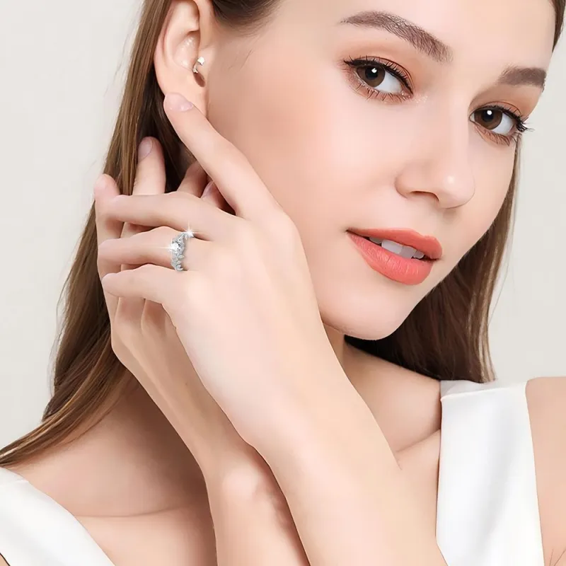 NIANNIANXI S925 Silver Rings Women's-2
