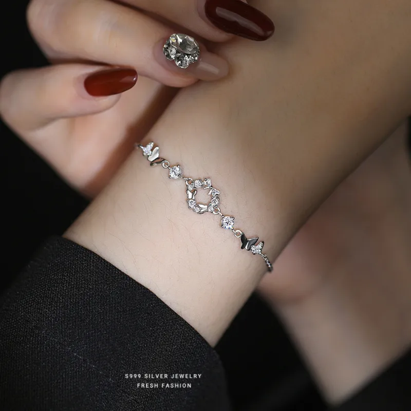 NIANNIANXI S 999 Fine Silver Bracelets Women's-3