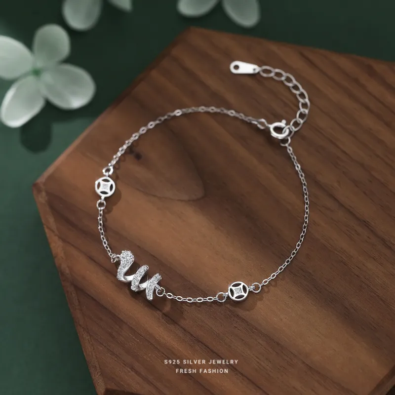 NIANNIANXI S925 Silver Bracelets Women's-1