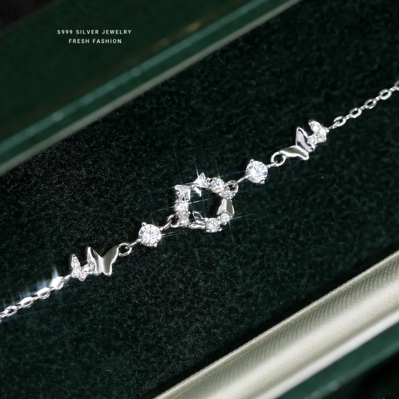 NIANNIANXI S 999 Fine Silver Bracelets Women's-2