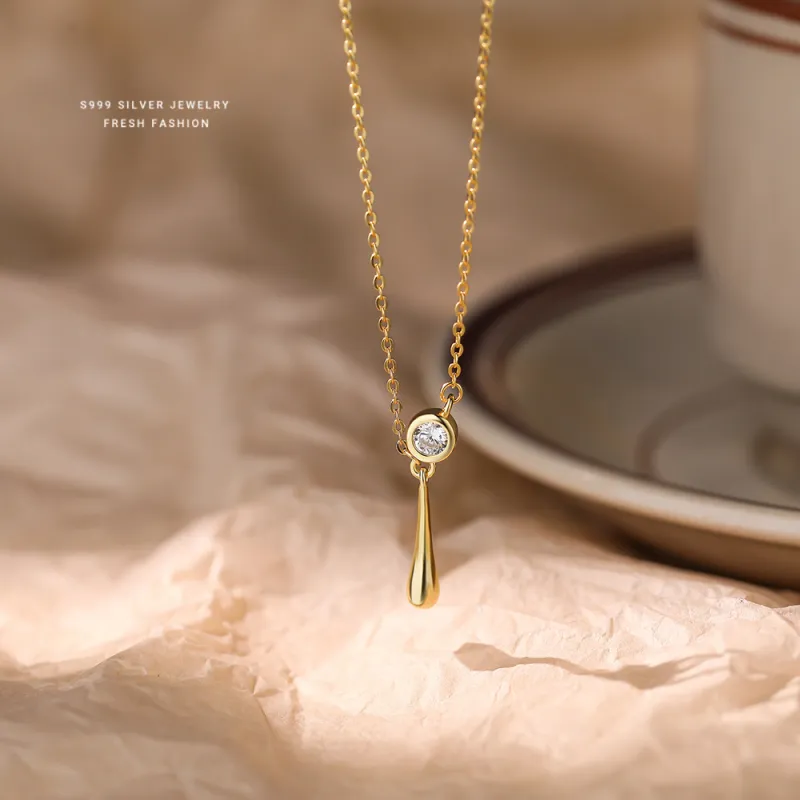 NIANNIANXI S999 Fine Silver Necklaces Women's-3