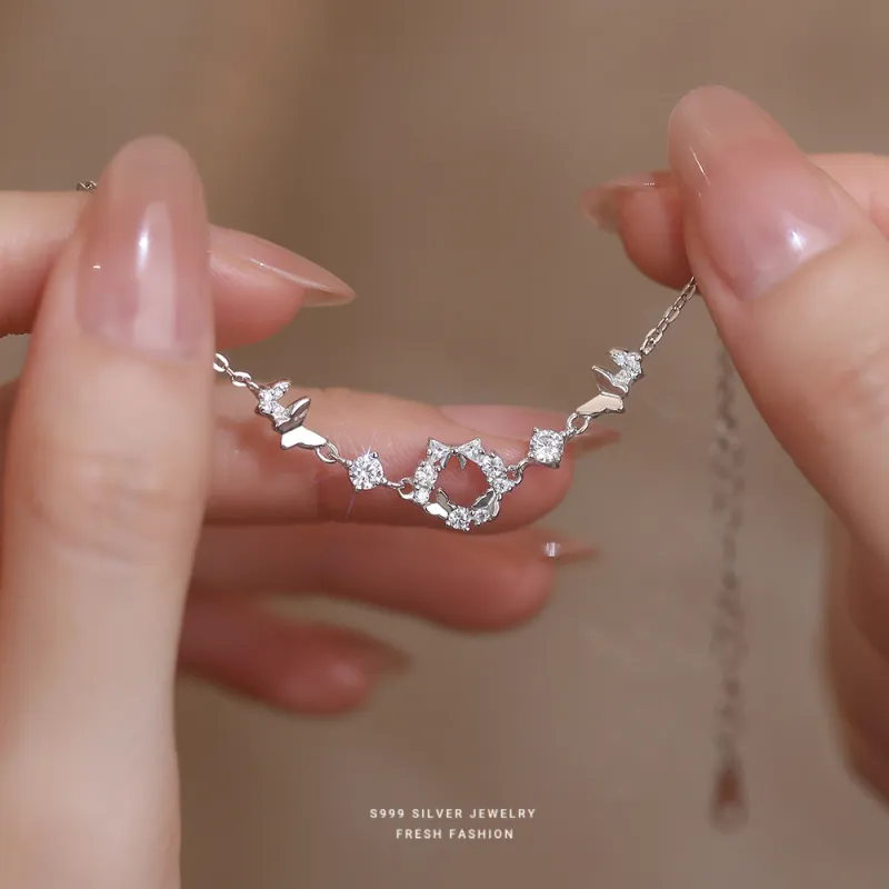 NIANNIANXI S 999 Fine Silver Bracelets Women's-4