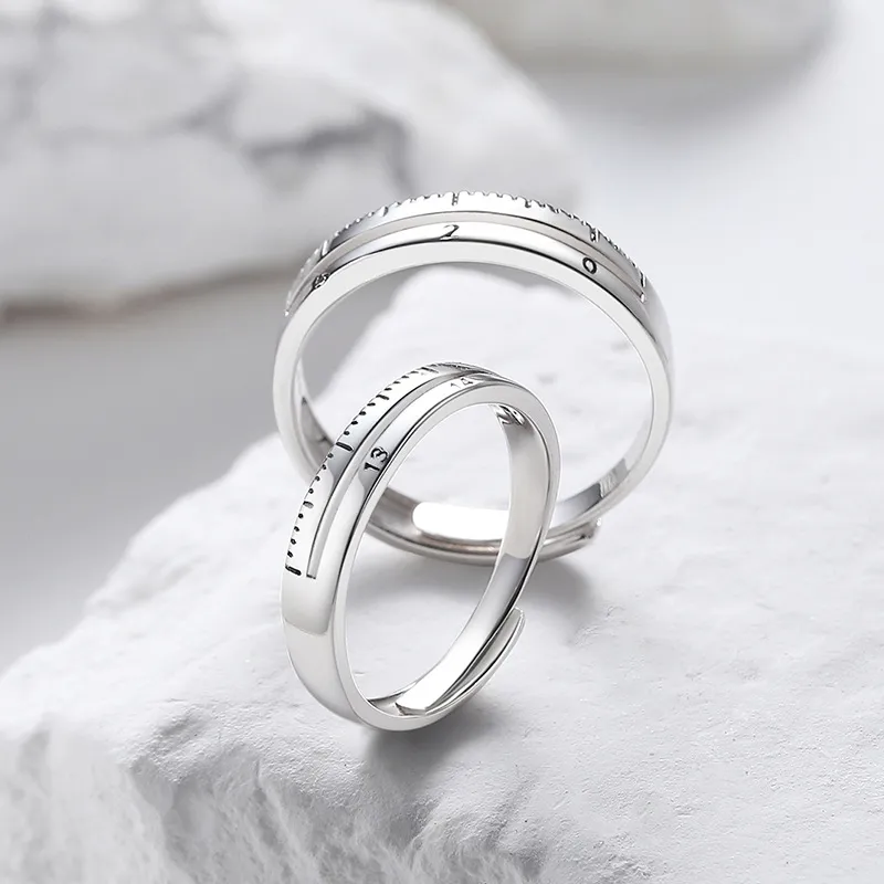 NIANNIANXI 925 Sterling Silver Rings Unisex-3