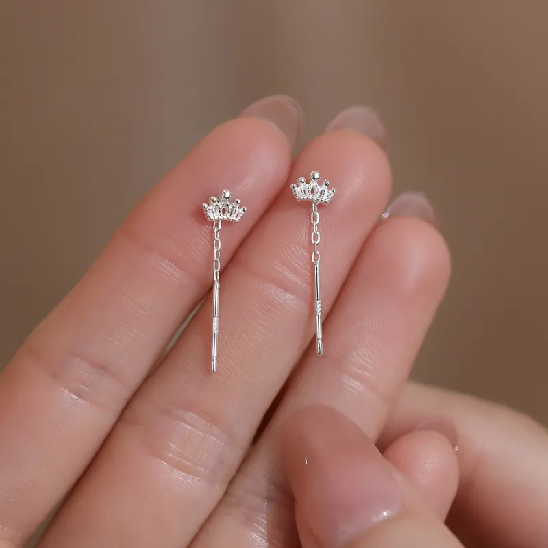NIANNIANXI S 999 Fine Silver Stud Earrings Women's-2