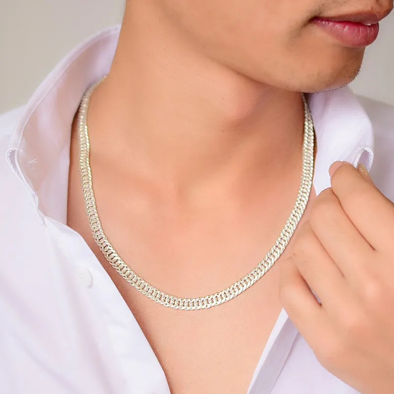 NIANNIANXI 999 Fine Silver Necklaces Men's-1