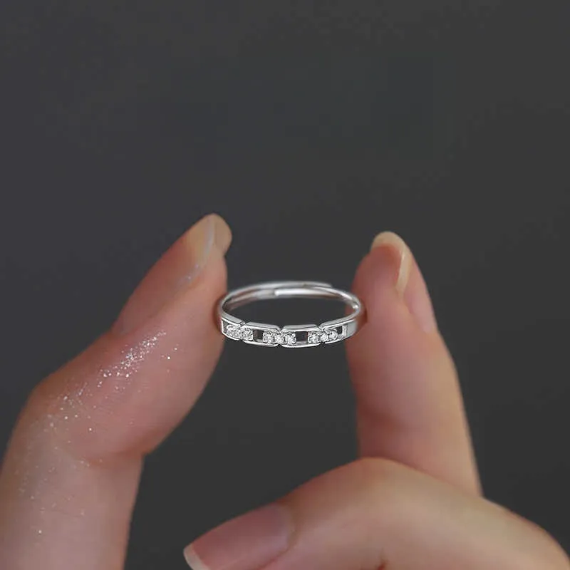 NIANNIANXI 925 Sterling Silver With Zircon Rings Women's-1