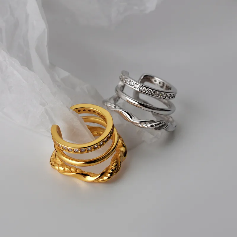 NIANNIANXI S925 Silver Clip On Earrings Unisex-7