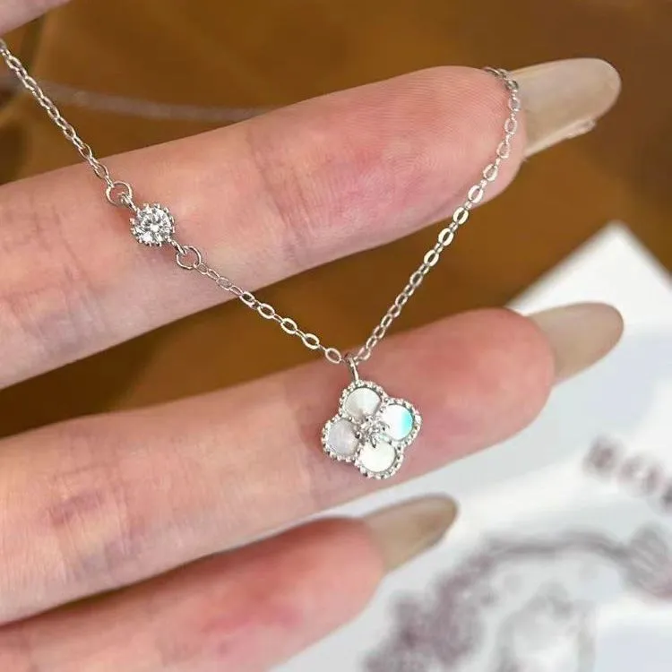 NIANNIANXI S925 Silver Necklaces Women's-1