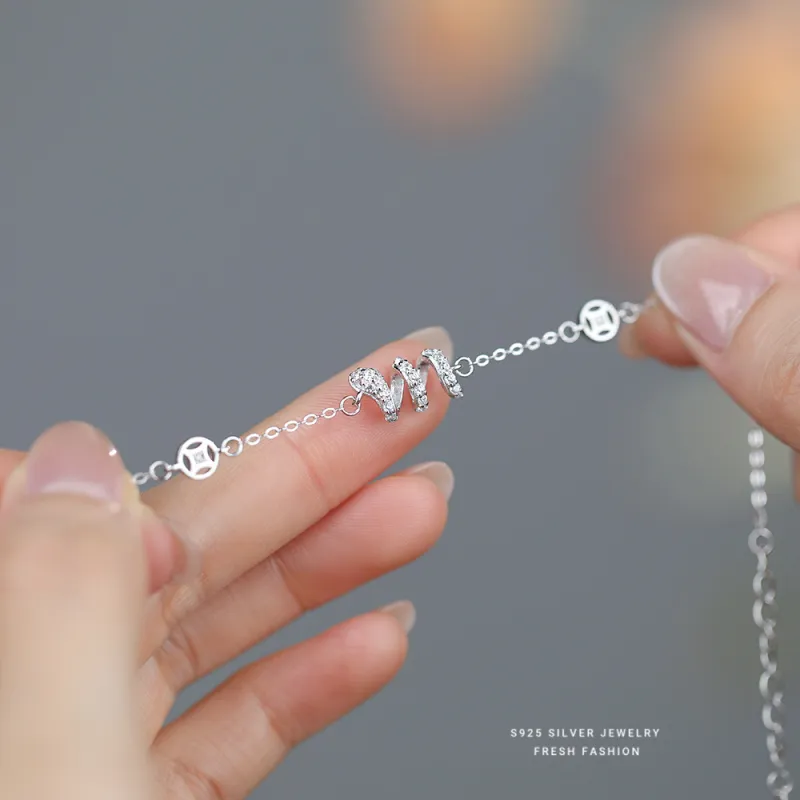 NIANNIANXI S925 Silver Bracelets Women's-3