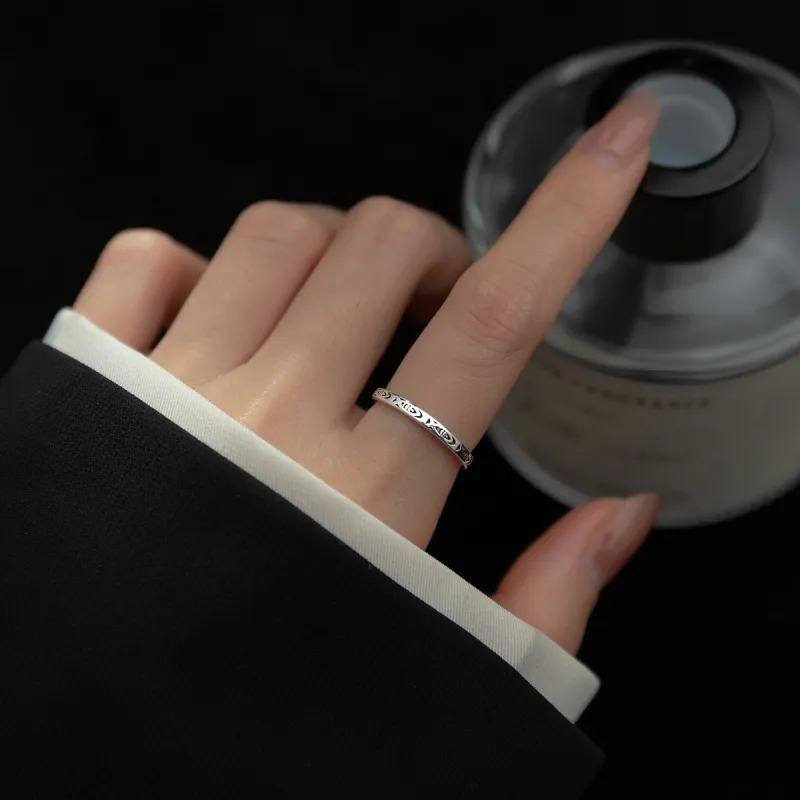 NIANNIANXI S925 Silver Rings Unisex-1