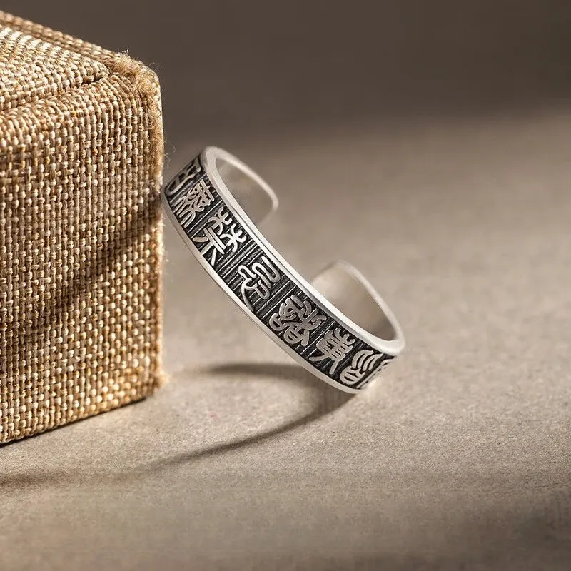 NIANNIANXI S925 Silver Rings Men's-2