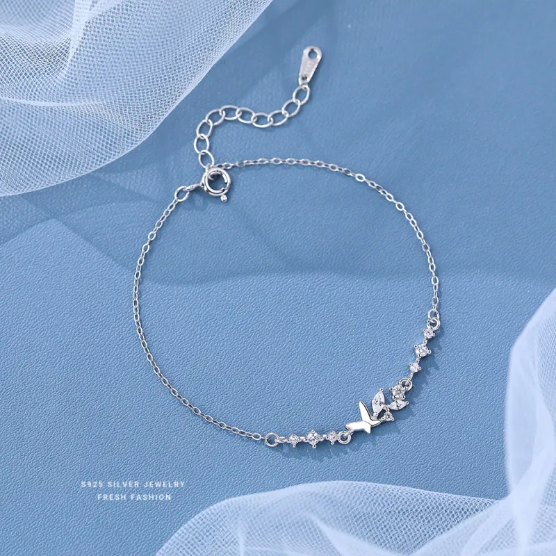 NIANNIANXI S925 Silver Bracelets Women's-4