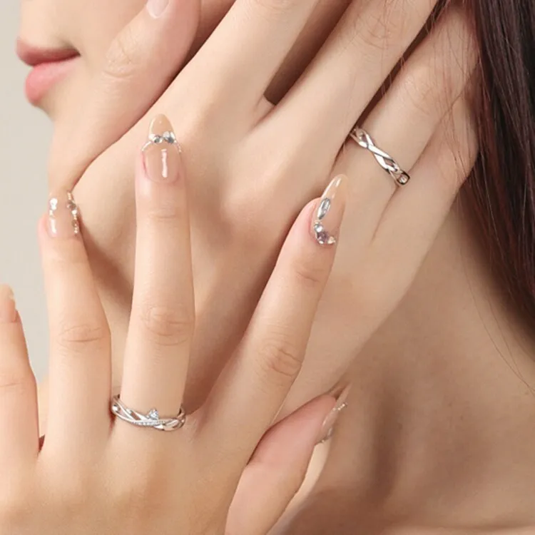 NIANNIANXI S999 Fine Silver Rings Unisex-1