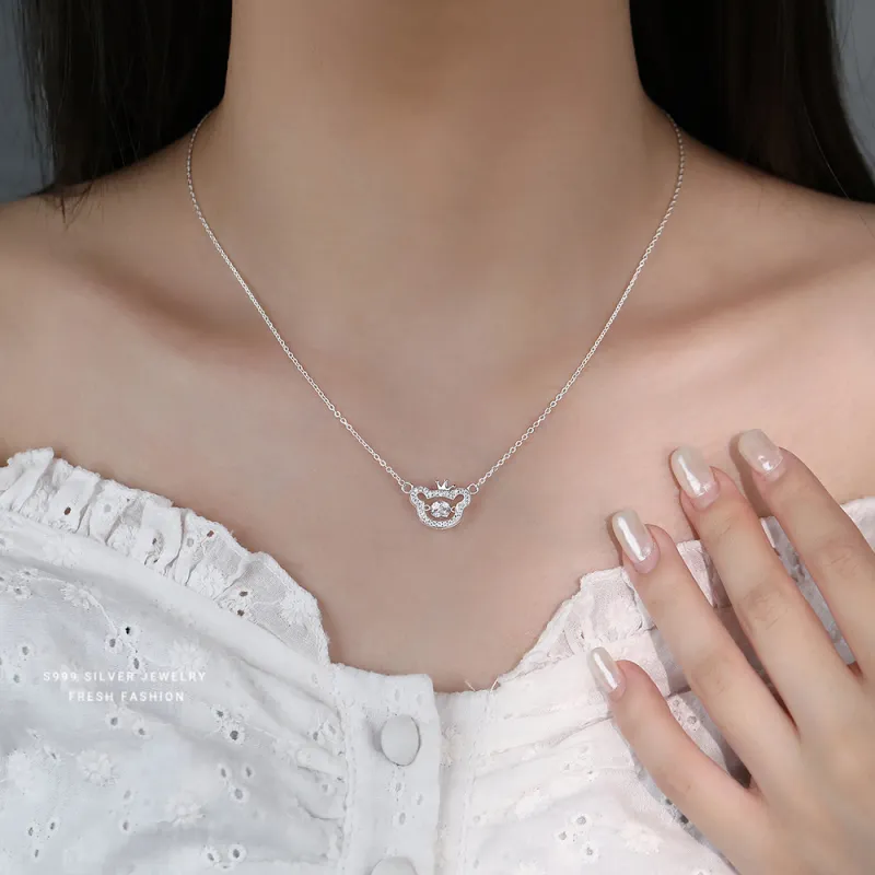 NIANNIANXI S999 Fine Silver Necklaces Women's-1