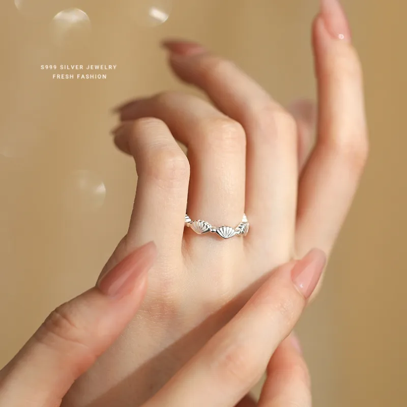 NIANNIANXI S999 Fine Silver Rings Women's-1