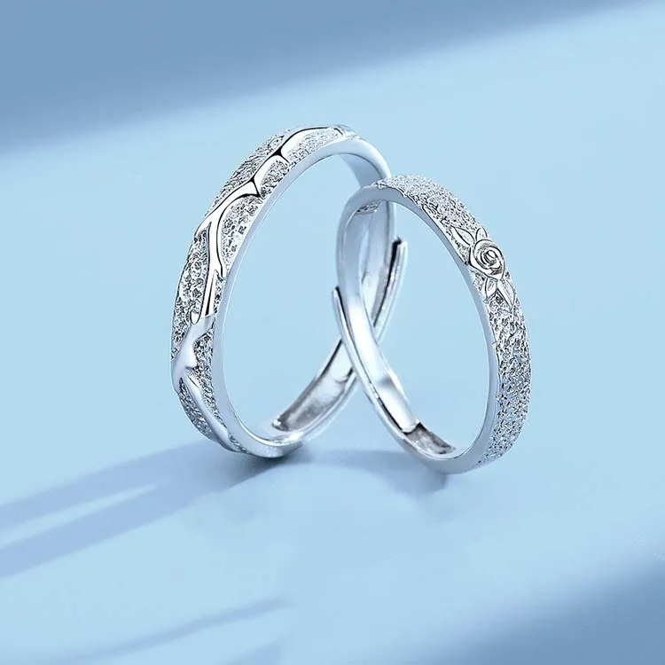 NIANNIANXI 999 Fine Silver Rings Unisex-3