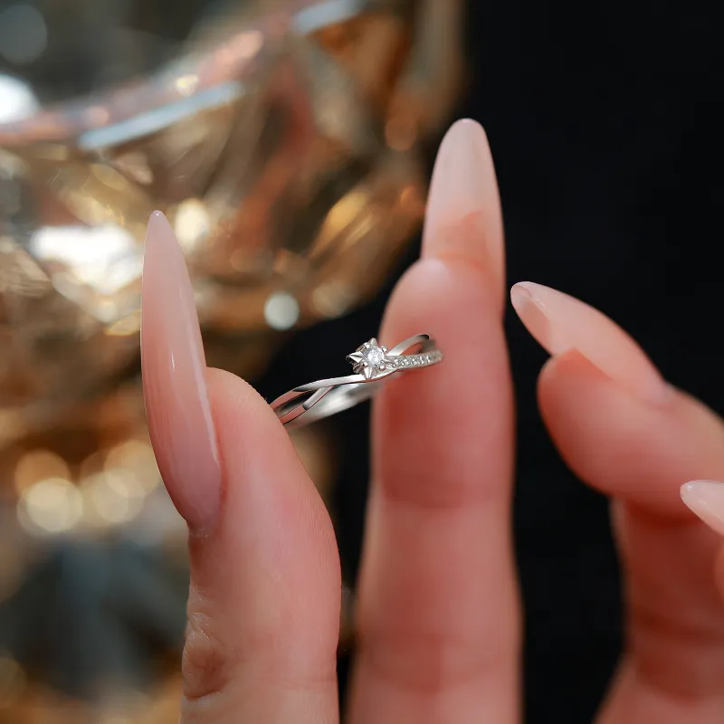 NIANNIANXI S 999 Fine Silver Rings Women's-2