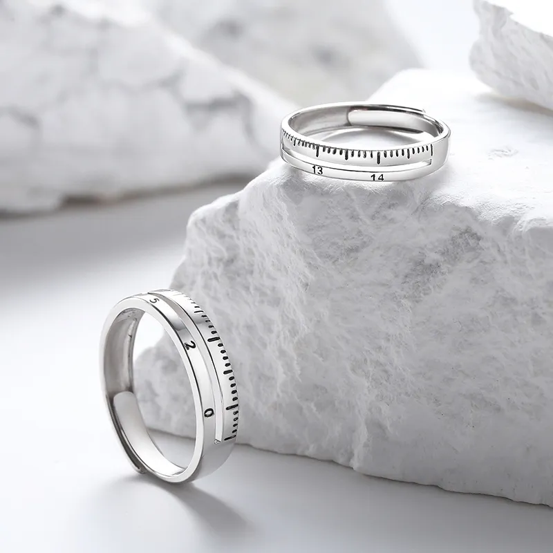 NIANNIANXI 925 Sterling Silver Rings Unisex-2